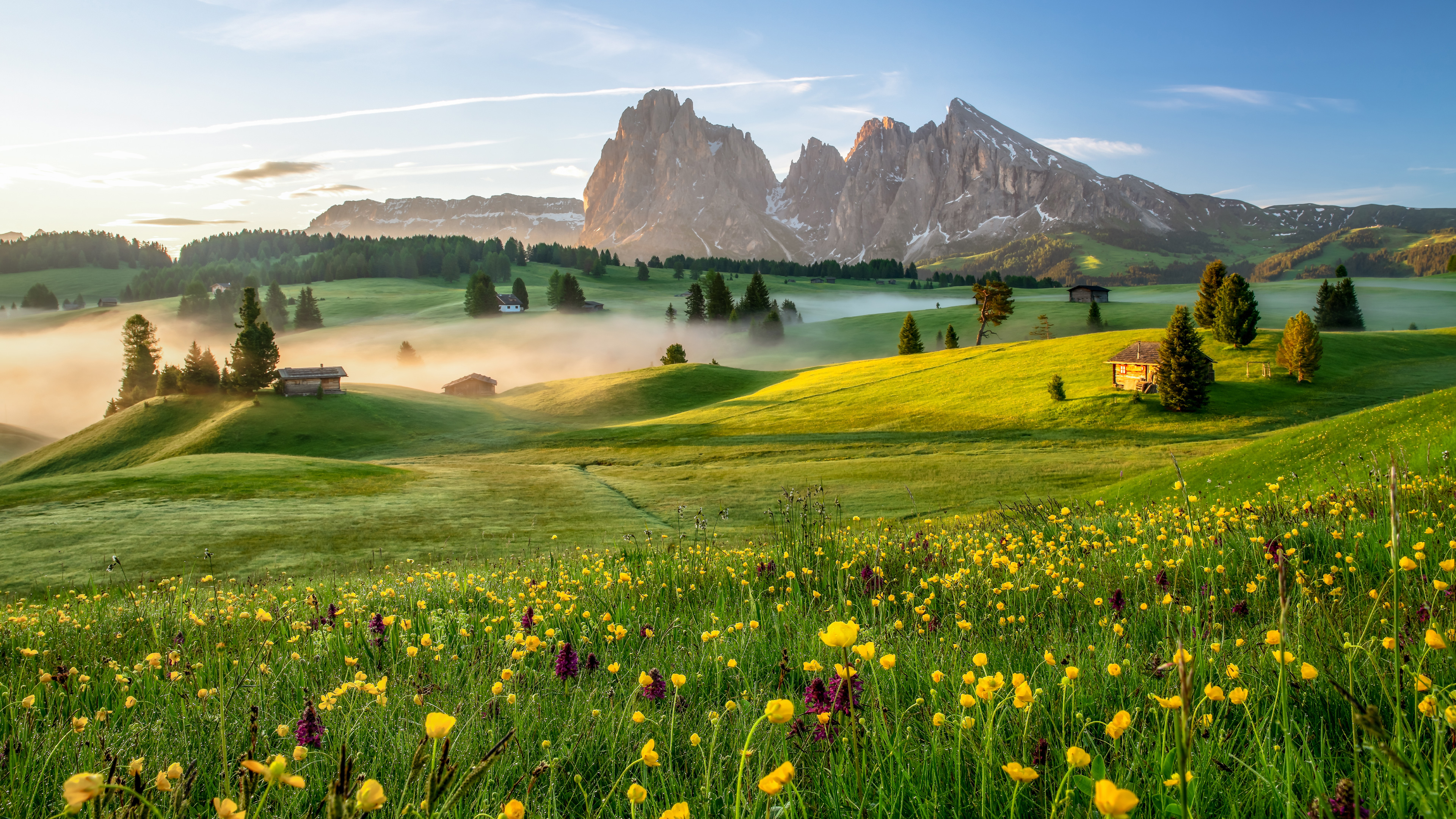 Alpe di Siusi, Dolomiti, Italia (© Achim Thomae/Getty Images)