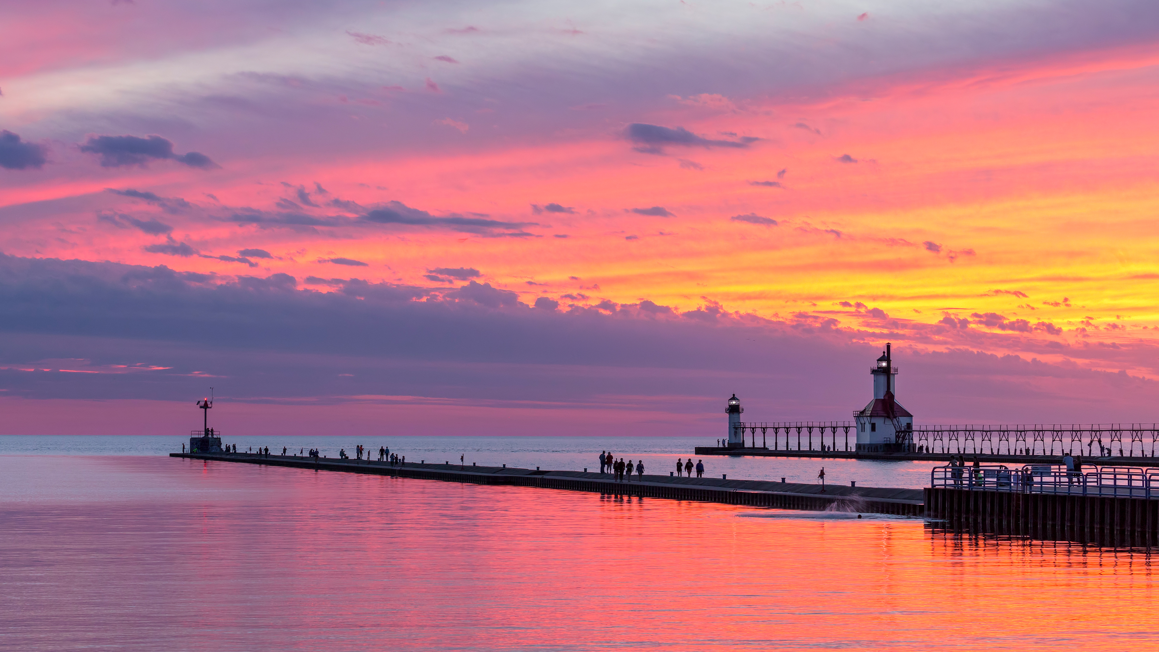 St. Joseph North Pier Inner and Outer Lights, Michigan