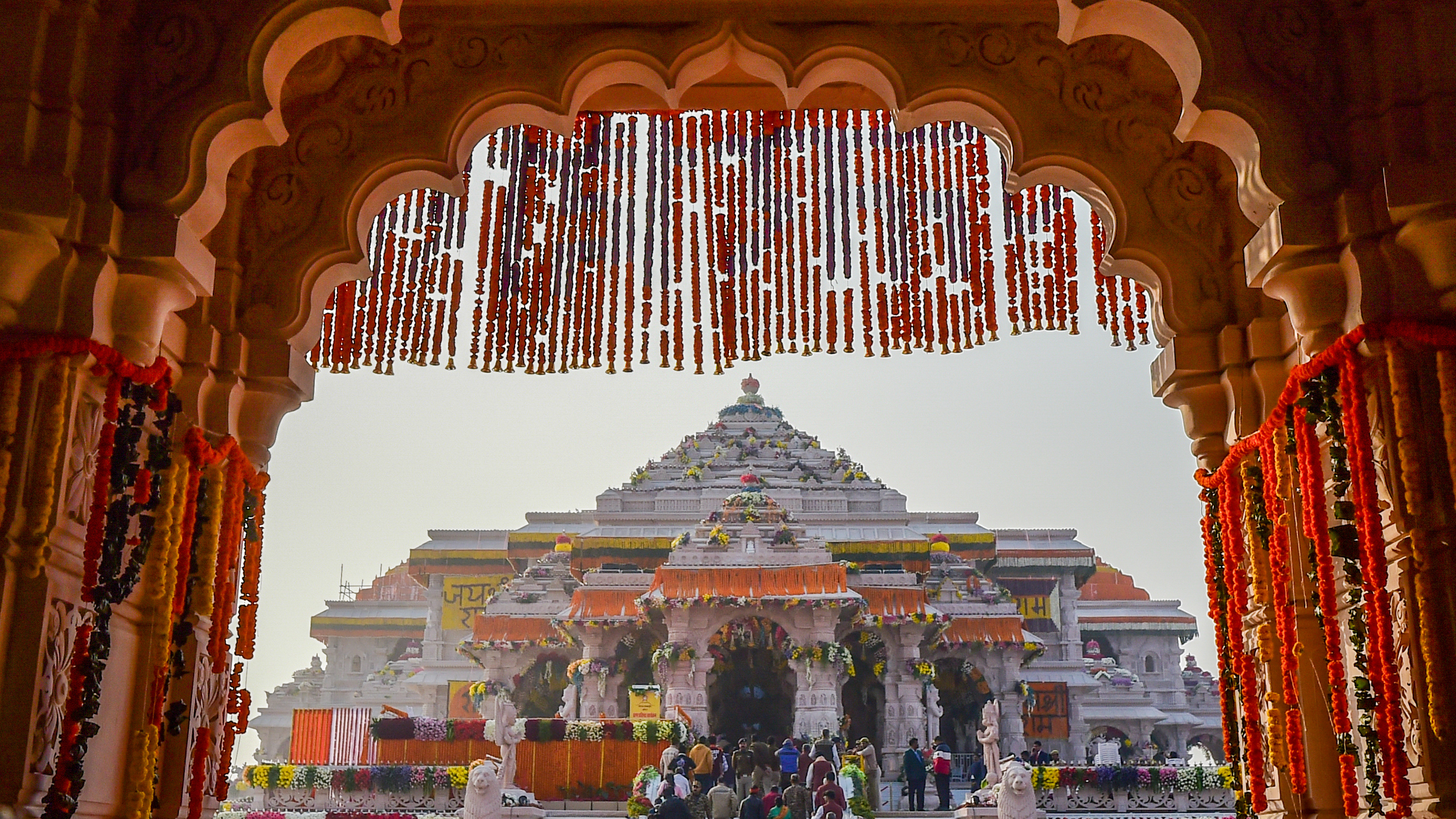 Ram Mandir, Ayodhya, Uttar Pradesh (© Ritesh Shukla/Stringer/Getty Images)