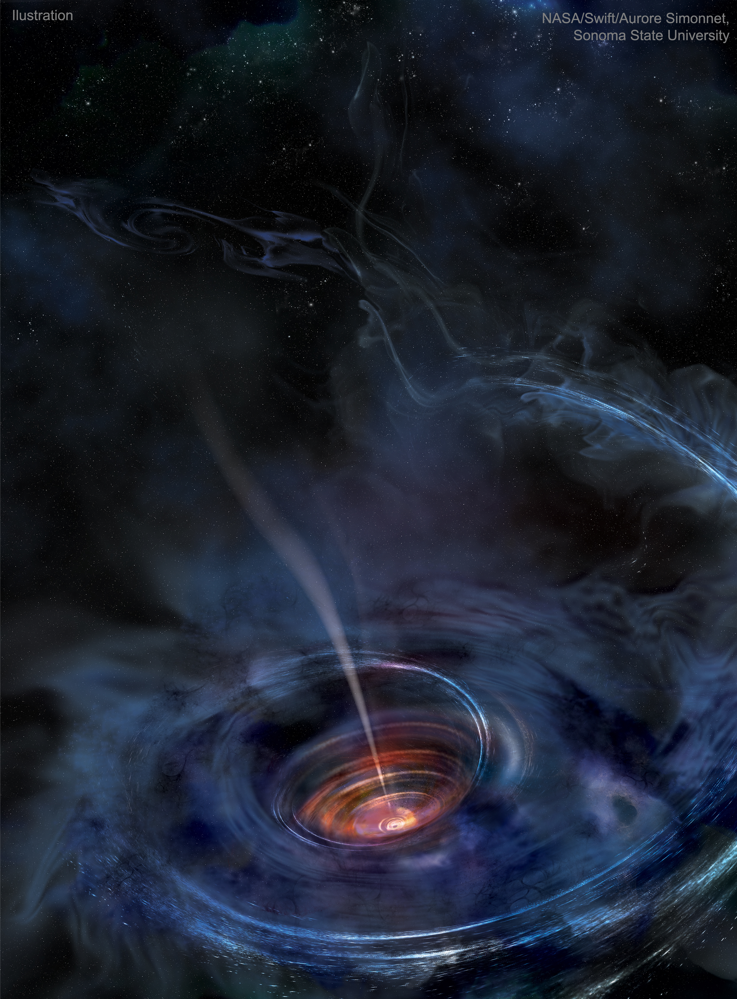 Black Hole Accreting with Jet