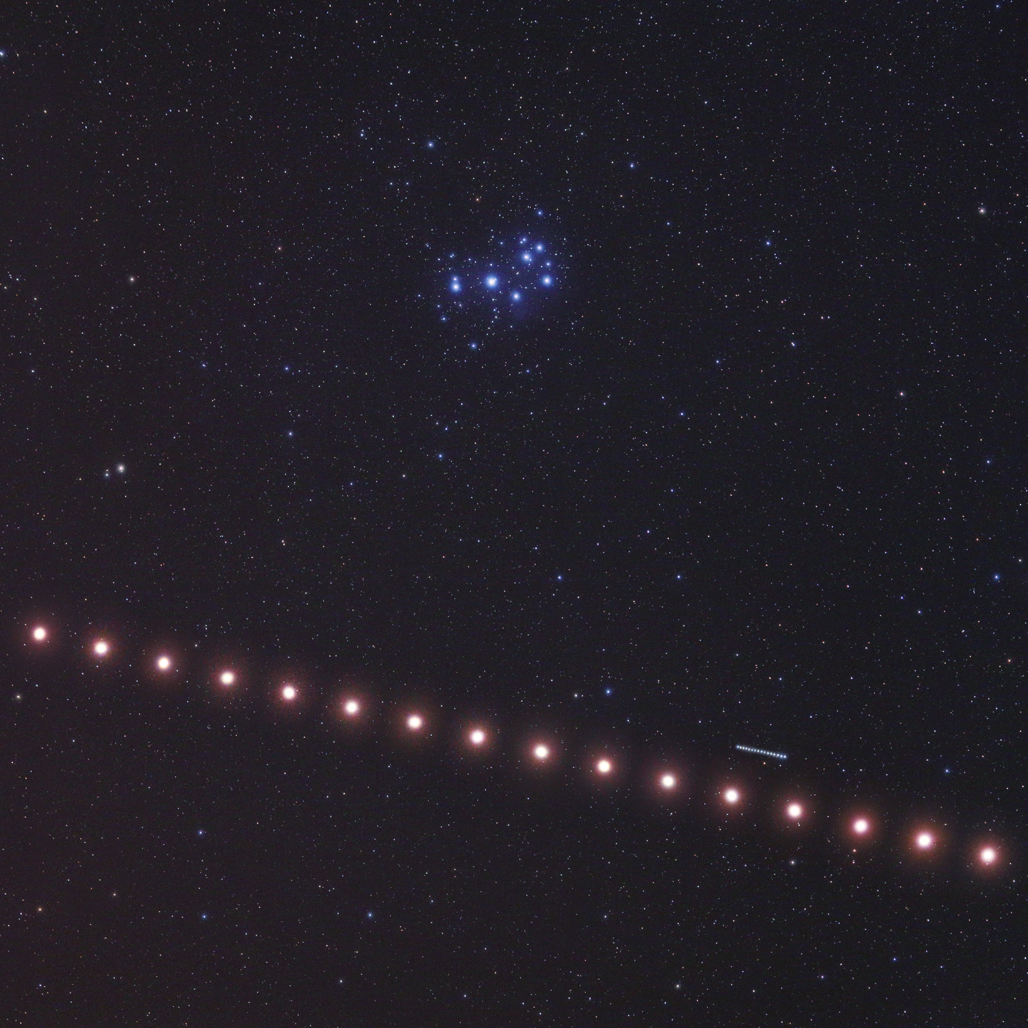 Quarter Moon and Sister Stars